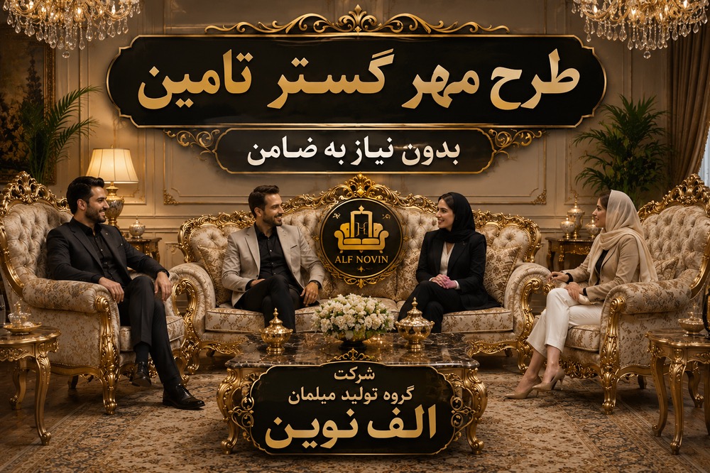 خرید مبل سلطنتی از گروه تولید مبلمان الف نوین با تولید مستقیم در کارخانه